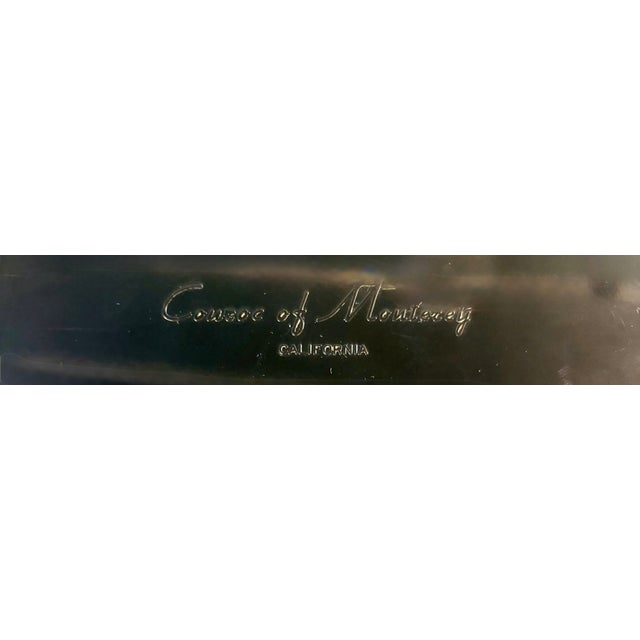 Mid 20th Century 1960"s Couroc of Monterey Tennis Round Serving Tray For Sale - Image 5 of 7