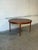 Dyrlund Lotus Round Teak Dining Table With Flip-Out Extension Leaves – Vintage Danish Mid-Century Modern For Sale - Image 12 of 12