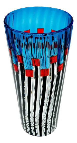 Murano Glass Vase by Silvio Piattelli