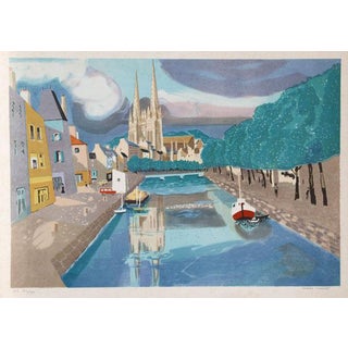1975 Georges Lambert St. Malo II Print For Sale