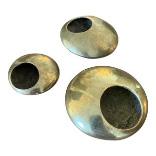 Vintage Roger Tallon Ashtrays- Set of 3 For Sale