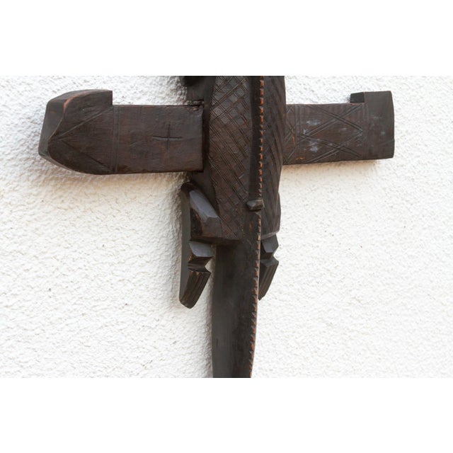 Whispers of Africa, Antique Lizard Lock For Sale - Image 4 of 7