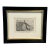 Vintage Italian Framed Ponte Milvio in Oggi Ponte Mollo Print For Sale