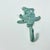 1970s Vintage Nautical Coastal Cast Iron Verdigris Mermaid Wall Hook. For Sale - Image 9 of 10