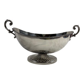 Early 20th Century French Silver Plate Tureen For Sale