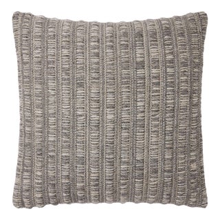 Amber Lewis x Loloi Kit Grey / Natural 22'' x 22'' Cover with Poly Pillow For Sale