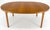 Wood Dux of Sweden Oval Walnut Danish Dining Table w/ 3Leaves Total 135" in Length For Sale - Image 7 of 12