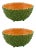 Bordallo Pinheiro Amazonia Bowl 6" in Green, Set of 2 For Sale