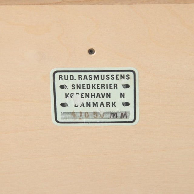 Vintage Bookcase in Elm by Mogens Koch, 1970s For Sale - Image 11 of 12