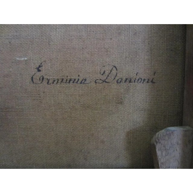 Antique Oil Painting of St. Francis, 1800s For Sale - Image 6 of 8