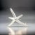 Late 20th Century Tiffany & Co Estate Starfish Brooch Sterling Silver By Elsa Peretti 6.5g For Sale - Image 5 of 11
