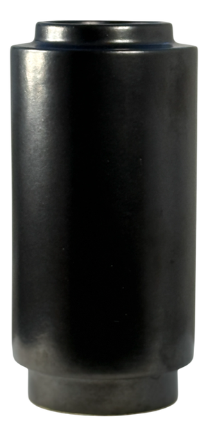 Black Ceramic Vase by Jan Bontjes Van Beek for Dr. Ing. Alfred Ungewiss, Germany, 1960s