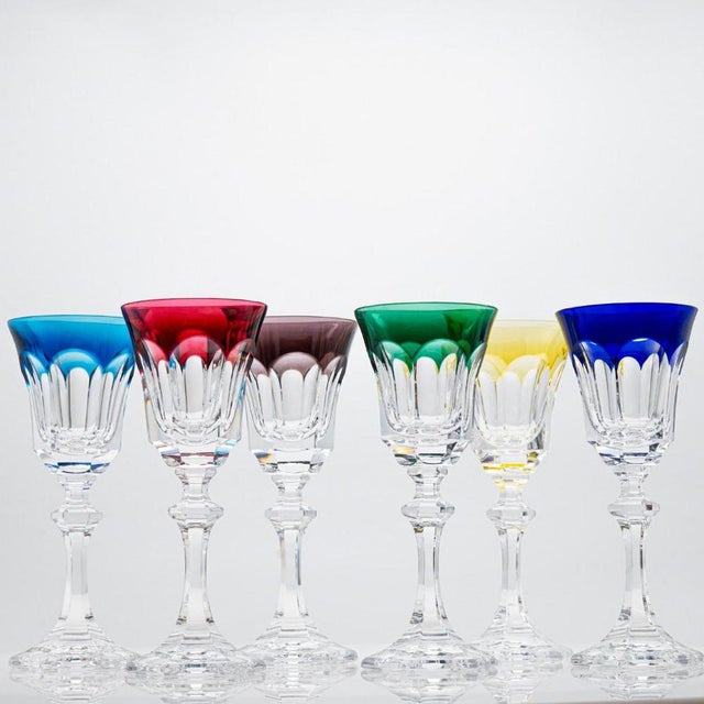 1960s Crystal Glasses attributed to Sèvres, France, 1960s, Set of 6 For Sale - Image 5 of 9