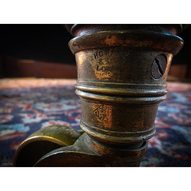 Buttoned Lounge Chair in Ticking Fabric from Howard & Sons For Sale - Image 3 of 18