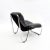 1970s Black Leather Lounge Chair, 1973 For Sale - Image 5 of 6
