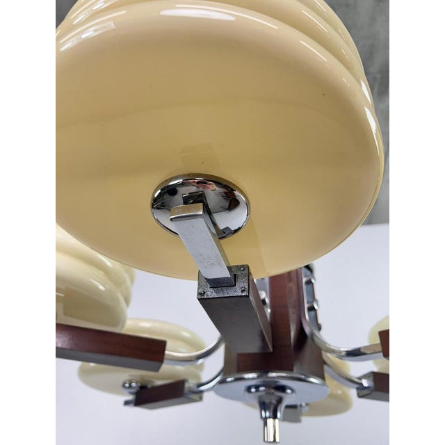 Large Art Deco Chandelier by Adolf Loos, 1930s For Sale - Image 9 of 11