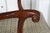 Late 20th Century 2 Late 20th Century Maitland Smith Chippendale Pierced Mahogany Dining Arm Chairs Silk Seats Pair For Sale - Image 5 of 18