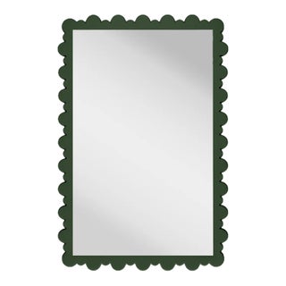 Fleur Home Garden District Valmont Rectangle Mirror in Duck Green, 23.5x38.75 For Sale