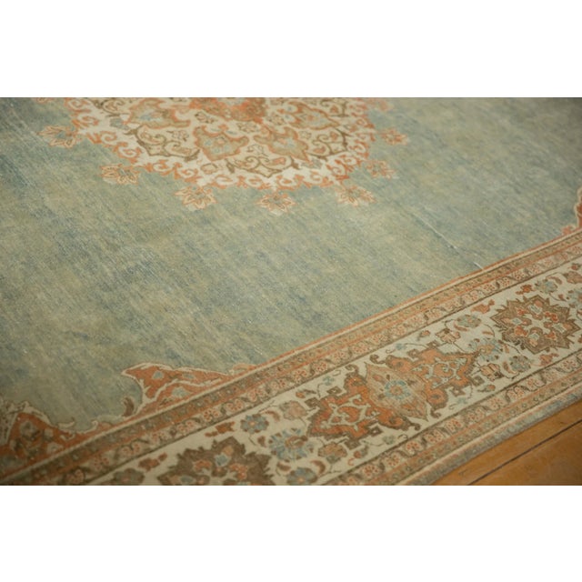 1950s Vintage Distressed Meshed Carpet - 7' X 10' For Sale - Image 5 of 10