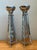 Late 20th Century Vintage 1994 Signed Mirrored Candlestick Holders - A Pair For Sale - Image 5 of 12