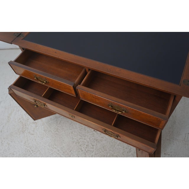 Henredon Henredon 18th Century Portfolio Flip Top Bar Cabinet For Sale - Image 4 of 18