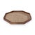 Wood Banyan Mango Wood with Rattan Inlay Octagonal Tray, Large For Sale - Image 7 of 7