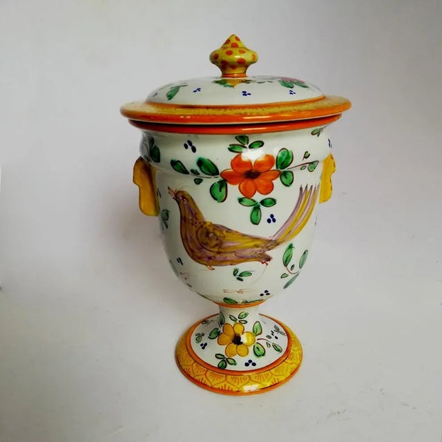 Mid-Century Italian Ceramic Lidded Pot from Guerrieri Murano For Sale - Image 10 of 12