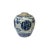 2020s Oriental Characters Small Blue White Porcelain Ginger Jar For Sale - Image 5 of 5