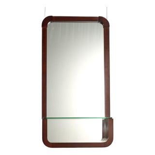 Console Table with Mirror, 1970s For Sale