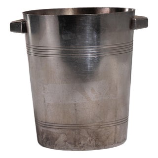 Mid 20th Century Belgium Silver Ice Bucket For Sale