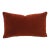 F. Schumacher San Carlo Mohair Velvet in Sienna Lumbar Pillow Cover For Sale