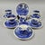 Blue Copeland Spode “Tower” Blue Transferware Demitasse Cups, Set of 6, Espresso For Sale - Image 8 of 8