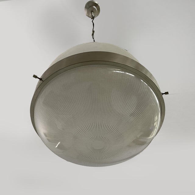 1950s Mid-Century Modern Italian Delta Pendant Light attributed to Sergio Mazza for Artemide, 1950s For Sale - Image 5 of 11