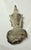 Bronze Rare Antique 17th Century Handmade Bronze Thailand Buddha Bust Statue Fragment For Sale - Image 8 of 11