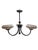 Art Deco Glass Chandelier, Poland, 1930s, in Very Good conditions. Designed 1970 to 1979 European Plug (up to 250V).The...