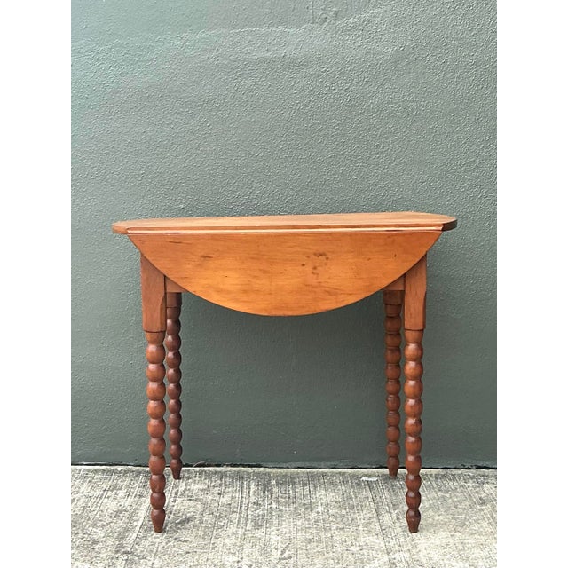 Vintage Traditional Bobbin Side Table For Sale In West Palm - Image 6 of 12
