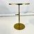 Vintage Contemporary Modern Metal Articulating Drinks Table With Old Gold Finish. For Sale - Image 4 of 8