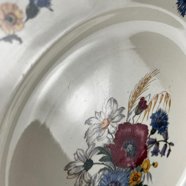 Round Agreste Cake Plate from Sarreguemines, 1930s For Sale - Image 6 of 8