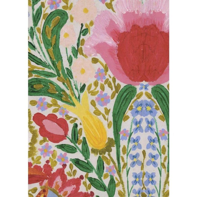 Mind the Gap Susie Q Wallpaper Sample For Sale