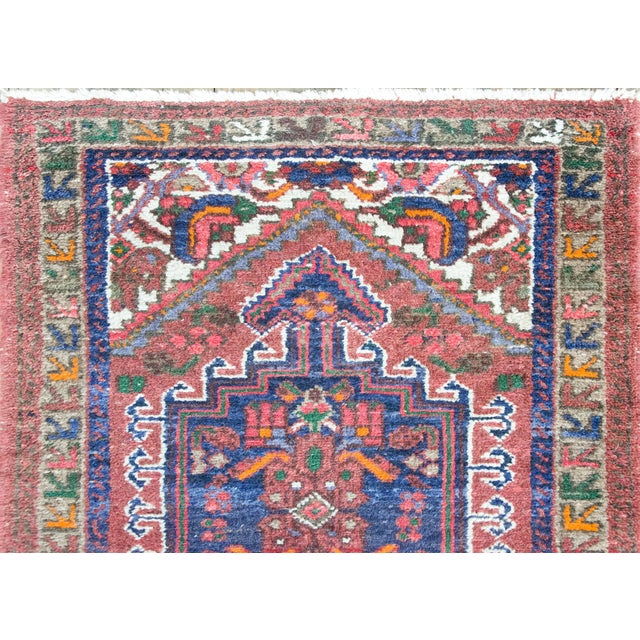 Early 20th Century Persian Mazlaghan Rug For Sale - Image 11 of 15