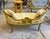 French 1990s French Style Golden Bench For Sale - Image 3 of 3