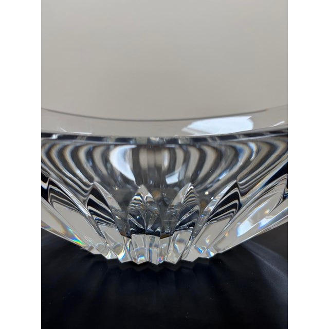Large Vintage Baccarat Cut Crystal Centerpiece Bowl For Sale - Image 14 of 16