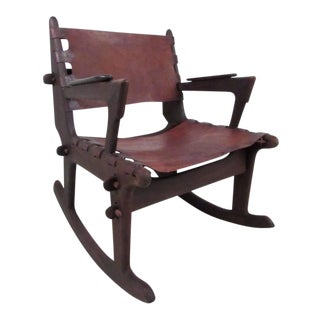 Don Shoemaker Style Primitive Rocking Chair For Sale