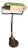 Bank Lamp with Cast Iron Base and Enameled Metal Shade, 1920s For Sale