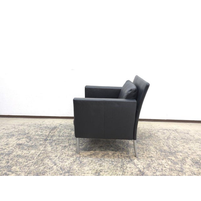 Walter Knoll armchair Jason 391 made of leather. Very good condition. No animals. Matching two-seater available...