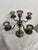 Vintage Five Arm Pewter Candelabra For Sale - Image 4 of 12