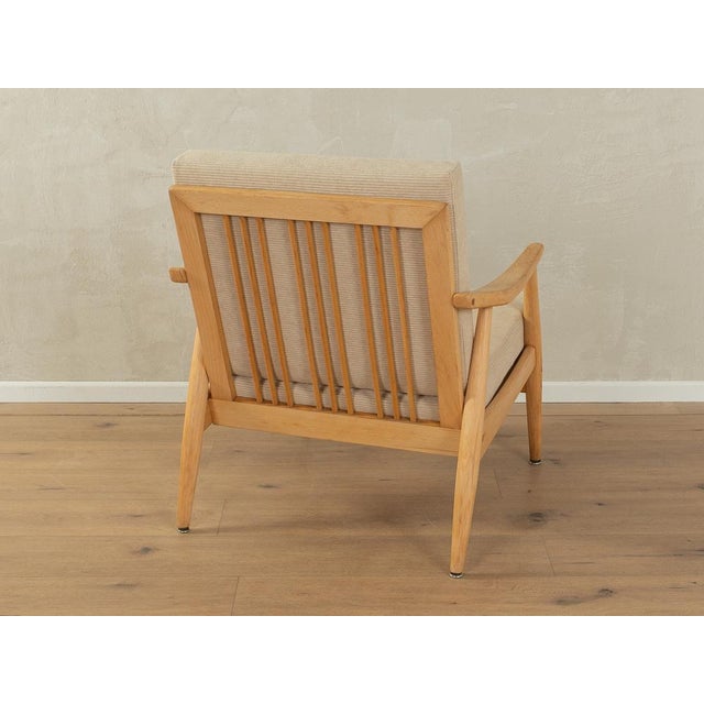 Solid Ash Armchair, 1960s For Sale - Image 4 of 9