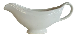 Vintage 1940s Restaurant Ware Shenango White Sauce Boat