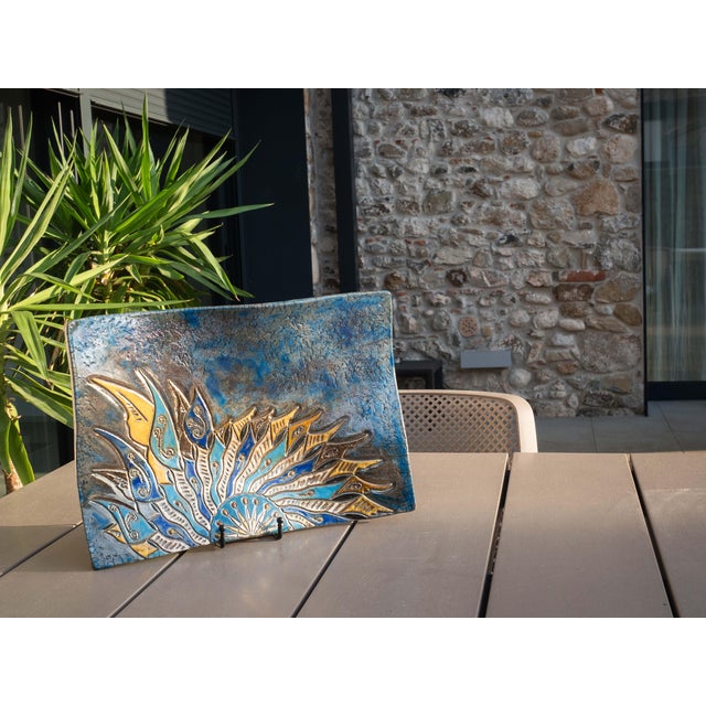 Eastern Sun in Raku Ceramic, 2024 For Sale - Image 11 of 14