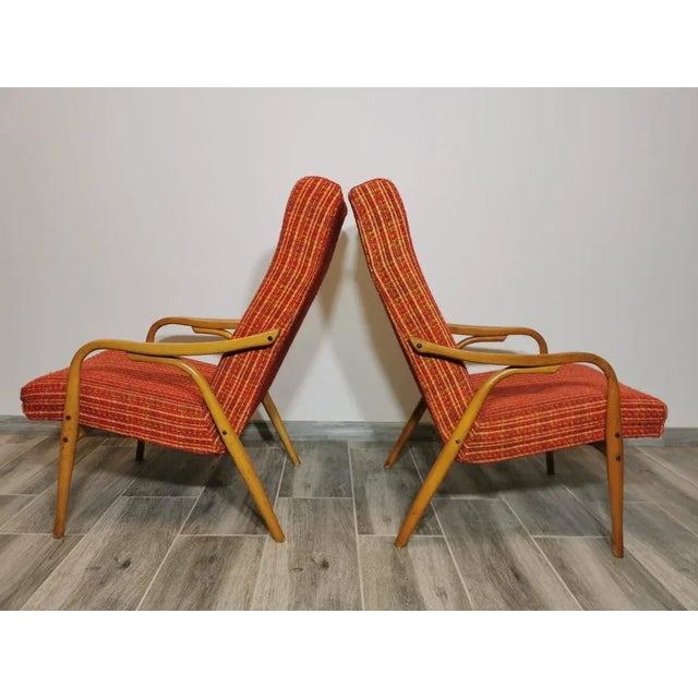 Set of Lounge Chairs by Antonin Suman for Ton For Sale - Image 15 of 18